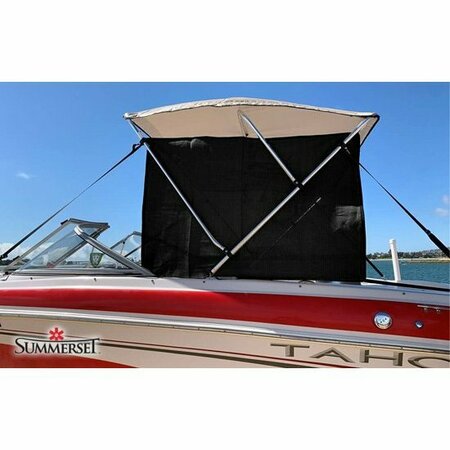 EEVELLE Summerset Bimini Sunshade - Black AO-SS-SHDE-BLK